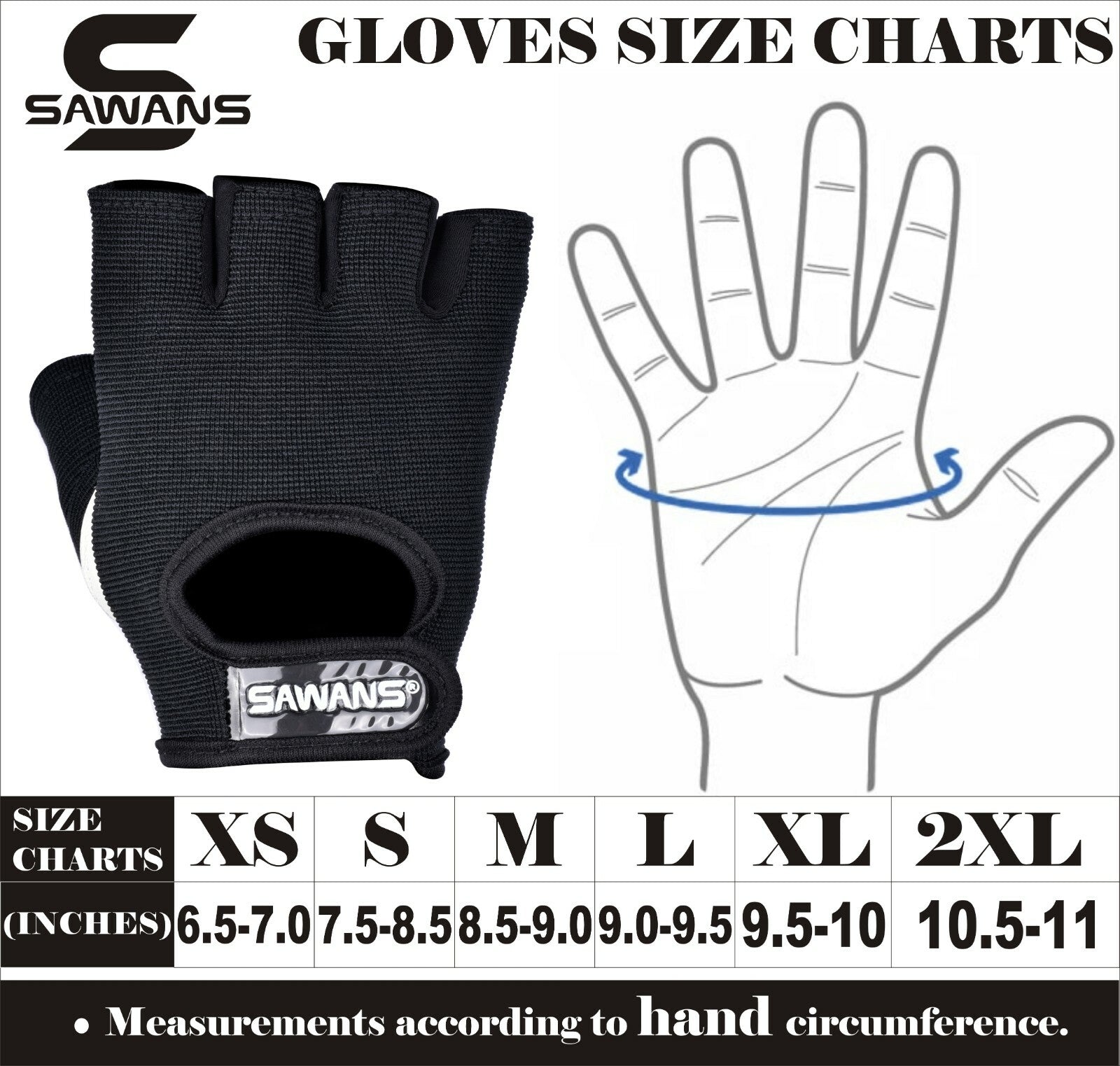SAWANS® Gym Weight Lifting Gloves Leather Training Straps Body Building Workouts