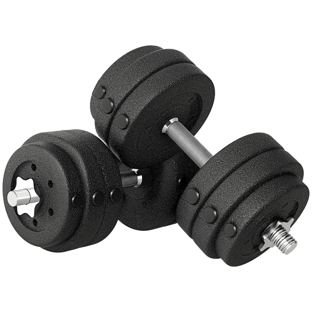20KG Adjustable Dumbbells Weight Set Hand Weight for Home Gym Body Fitness