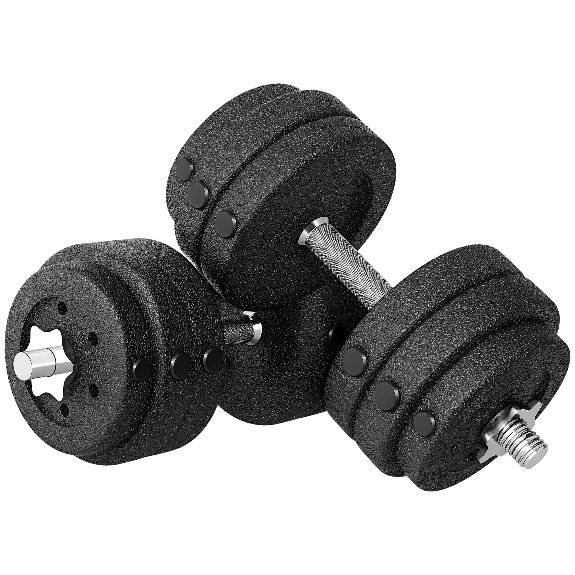 20KG Adjustable Dumbbells Weight Set Hand Weight for Home Gym Body Fitness