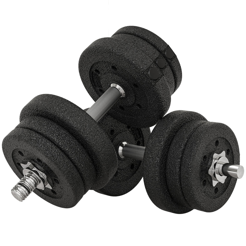 20KG Adjustable Dumbbells Weight Set Hand Weight for Home Gym Body Fitness