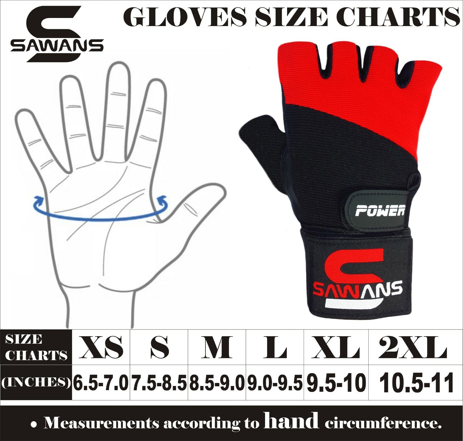 SAWANS® Gym Weight Lifting Gloves Leather Training Straps Body Building Workouts