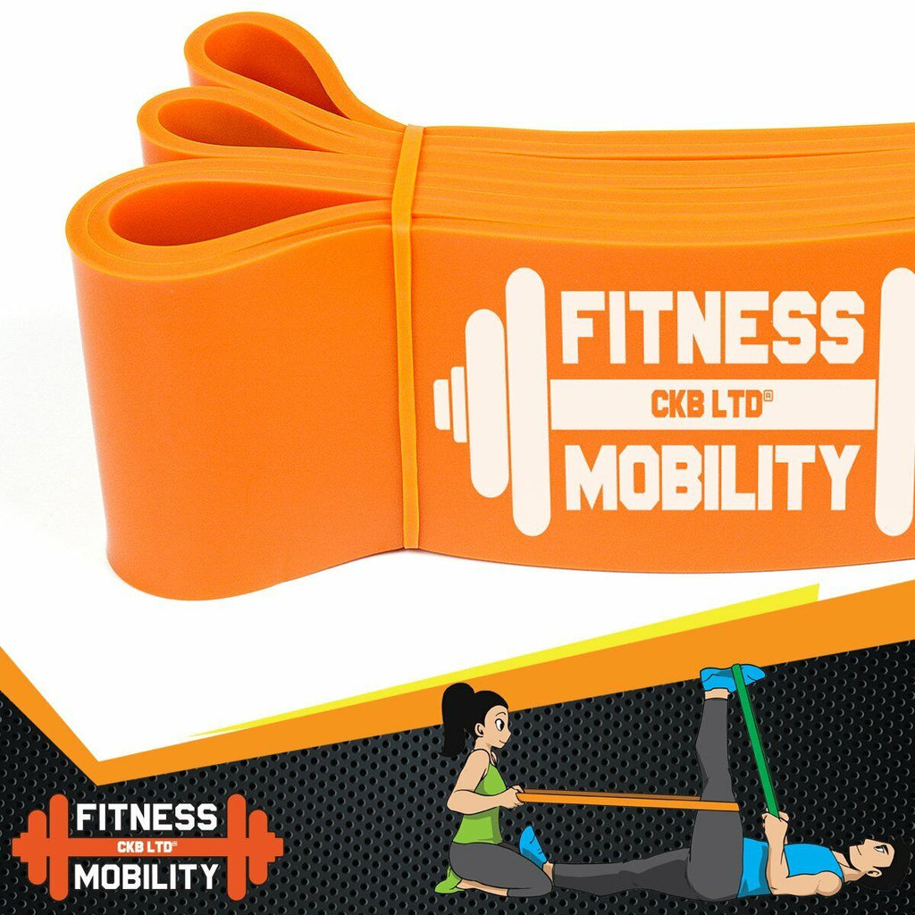 Resistance Bands Heavy Duty Exercise Latex Loop Fitness Home Yoga Gym Pull up UK