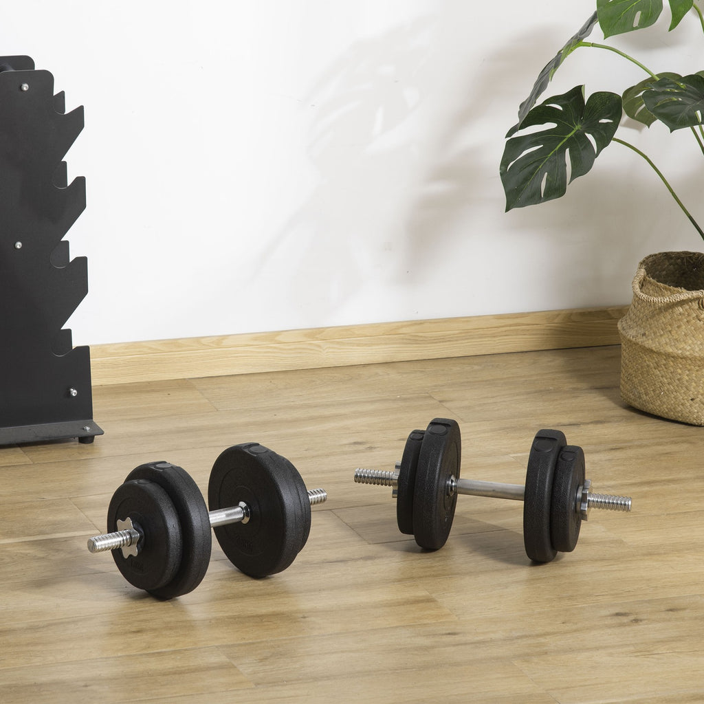 20KG Adjustable Dumbbells Weight Set Hand Weight for Home Gym Body Fitness
