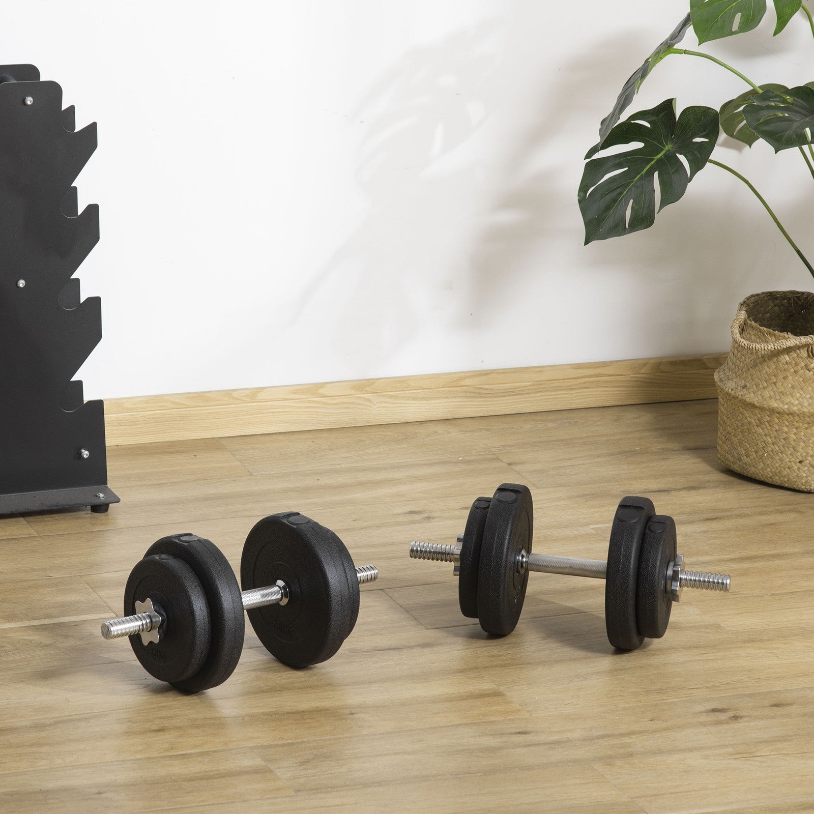 20KG Adjustable Dumbbells Weight Set Hand Weight for Home Gym Body Fitness